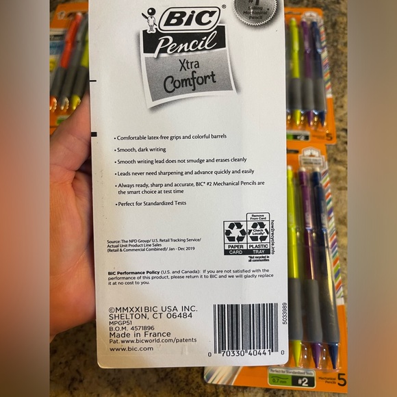 (6) NEW packs of (5) .7mm mechanical xtra soft comfort grip mechanical = 30 qty - Picture 5 of 9